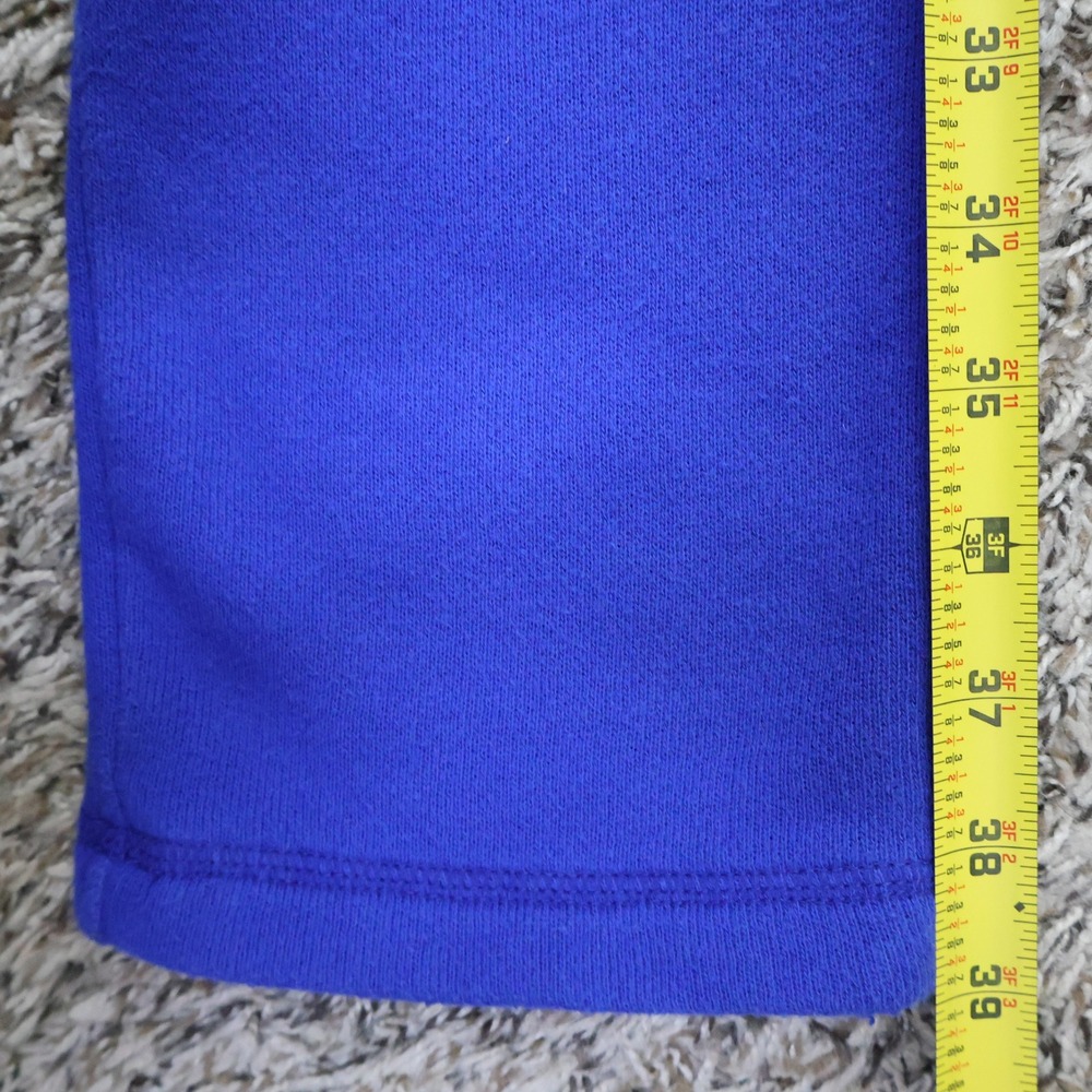 Abercrombie & Fitch‎ Logo Embroidered Sweatpants XS Royal Blue Fleece Joggers - Picture 9 of 11